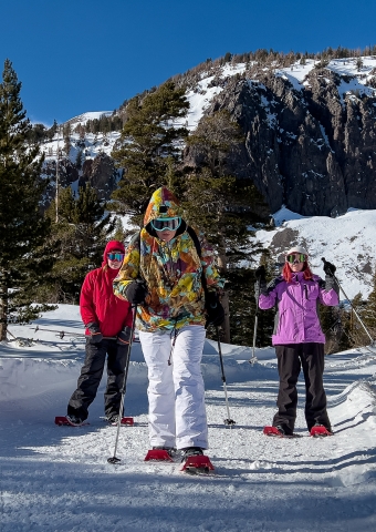 Snowshoeing Mammoth